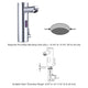 TheLAShop Motion Sensor Touchless Faucet Hot & Cold 8" Image