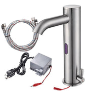 TheLAShop Motion Sensor Touchless Faucet Hot & Cold 10", Brushed Nickel Image