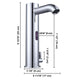 TheLAShop Motion Sensor Touchless Faucet Hot & Cold 10" Image