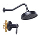 TheLAShop Wall Mounted Rain Shower Faucet & Handle Oil Rubbed Bronze Image