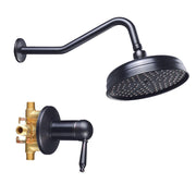 TheLAShop Wall Mounted Rain Shower Faucet & Handle Oil Rubbed Bronze Image