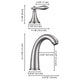 TheLAShop Widespread Bathroom Sink Faucet 2-Handle 6.7"H Image