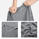 TheLAShop Hotel Bath Towel Grey 28"x53" Spun Cotton 380gsm Image