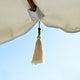 TheLAShop 7 ft 8-Rib Wood Patio Umbrella with Fringe Boho 5-10yr Image