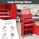 TheLAShop Rolling Tool Cabinet Combo 4-Drawer with Locking System 20" Image