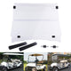 TheLAShop EZGO TXT 1995-2013 Folding Acrylic Golf Cart Windshield Clear Image