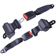 TheLAShop 2pcs 42" Universal Retractable Seat Belts for Front Rear Seat Image