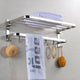 TheLAShop Wall Mounted 23" Towel Rack Shelf w/ Hook 304 SS Hotel Style, Chrome Image