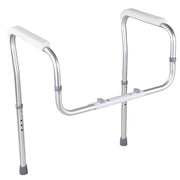 TheLAShop Adjustable Toilet Safety Frame Rail Grab Bar 375lbs Support Image