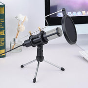 TheLAShop Studio Condenser Microphone Mic USB Set w/ Tripod Stand Image