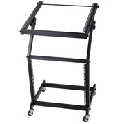 TheLAShop 9U Solid Steel Audio Mixer Rack 19" AV Cart Image