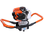 TheLAShop EPA 52cc Gas Post Hole Digger 2-Stroke Earth Auger Powerhead 2.2hp Image