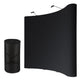 TheLAShop 10'x8' Curved Trade Show Display Booth Pop Up Black w/ Case Image