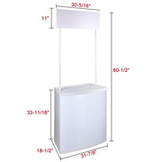 TheLAShop Trade Show Portable Promotional Counter Table Booth Display Image