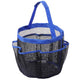 TheLAShop 8-Pocket Shower Caddy Mesh Quick Dry Travel Tote, Blue Image