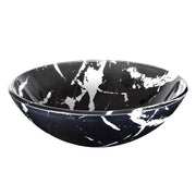 TheLAShop Black Vessel Sink Tempered Glass 16.5" Image