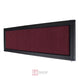 TheLAShop Tabletop Folding Panel Display Board Header Burgundy Image