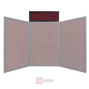 TheLAShop Tabletop Folding Panel Display Board Header Burgundy Image