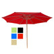 TheLAShop 13 Ft Wood Market Patio Umbrella Outdoor Furniture Image