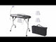 TheLAShop Mobile Nail Table with Dust Collector Foldable