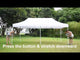 InstaHibit Waterproof Pop Up Canopy COMML. Instant Canopy 10x20 CPAI-84